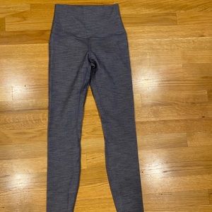 Lululemon grey double lined align leggings new without tags never worn size 4